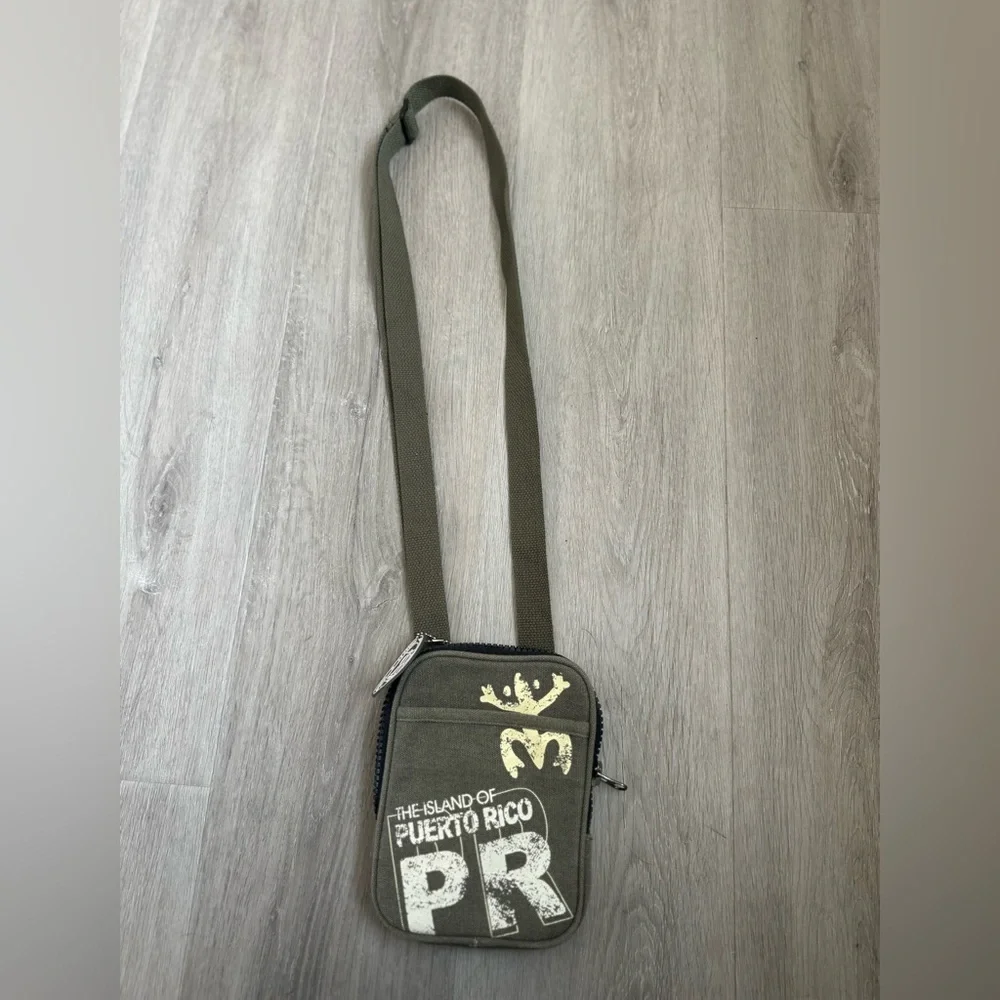 Olive Green Crossbody Bag - Picture 2 of 7